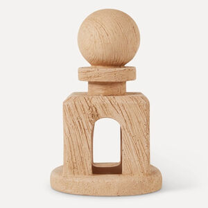 This Nate & Jeremiah Wood Tower Aquarium Terrarium Decor